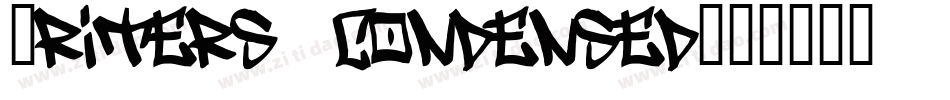 Writers condensed字体转换
